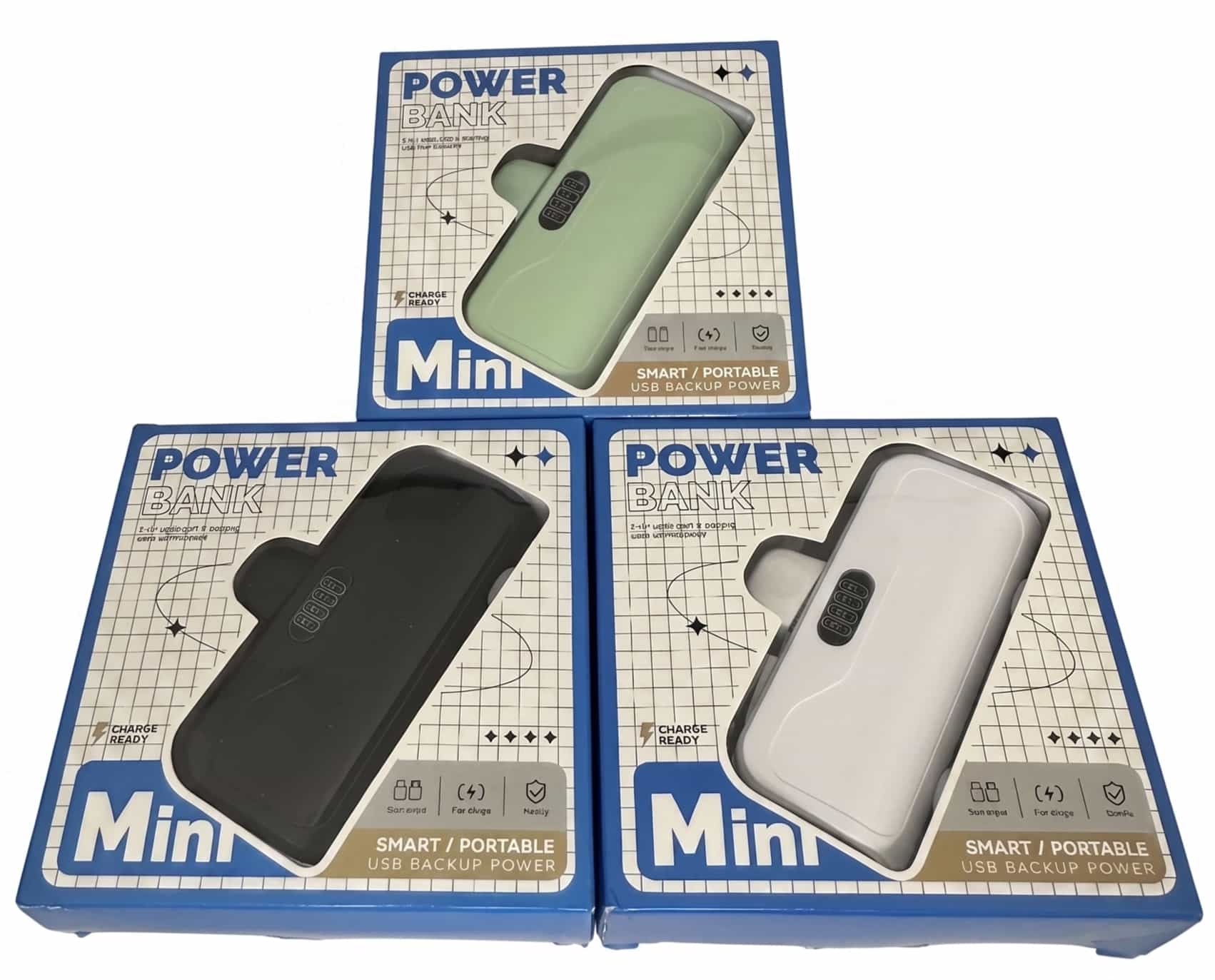 Batería portátil USB-C y Lightning (iPhone) 5000 mAh