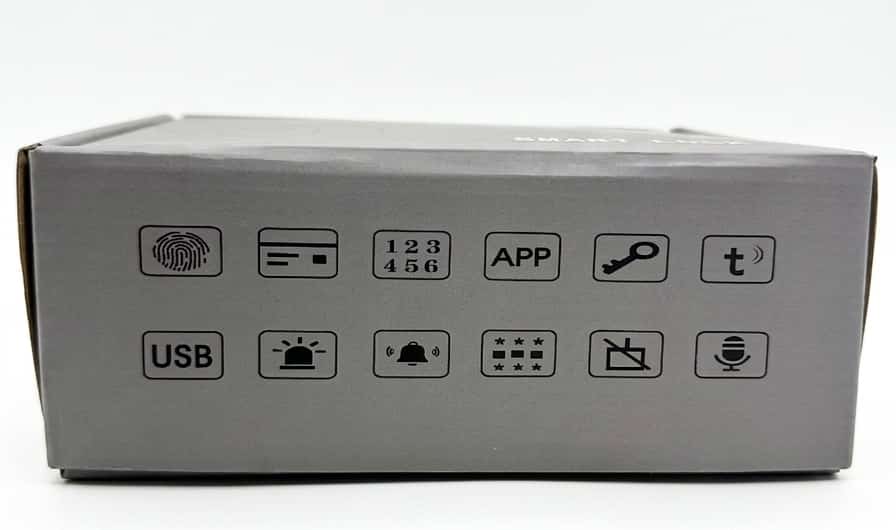 Cerradura digital picaporte smart con huella digital y código Wi-Fi - Imagen 2