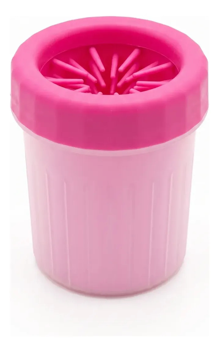 Vaso limpia patas de silicona para perros