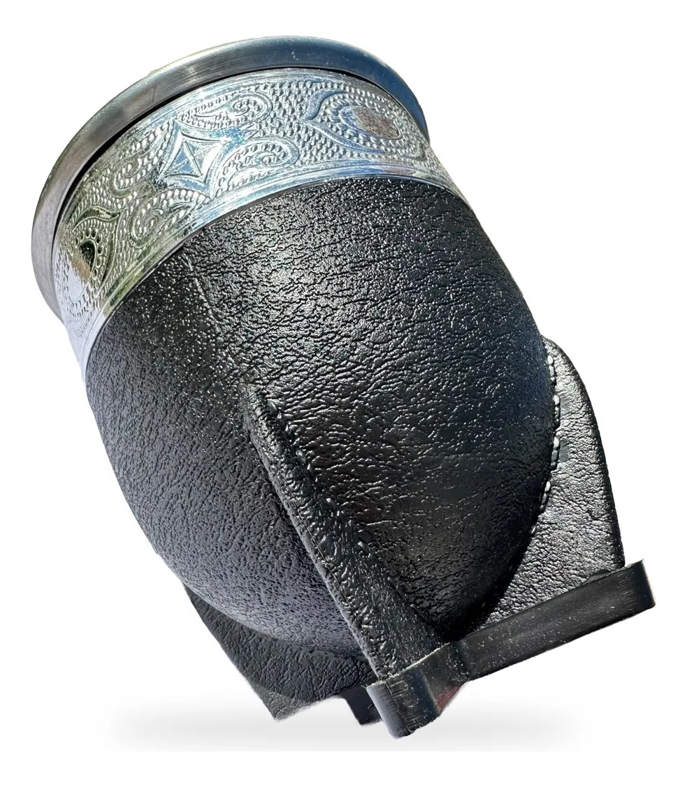 Mate de calabaza forrado cruelty free + bombilla pala de acero inoxidable - Imagen 10