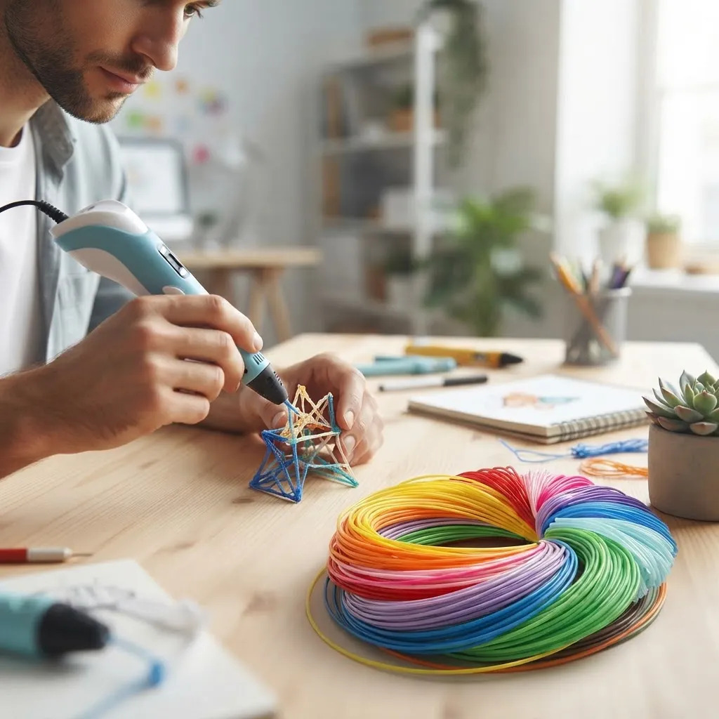 Filamentos PLA para lápiz 3D – 100 metros, colores surtidos - Imagen 5
