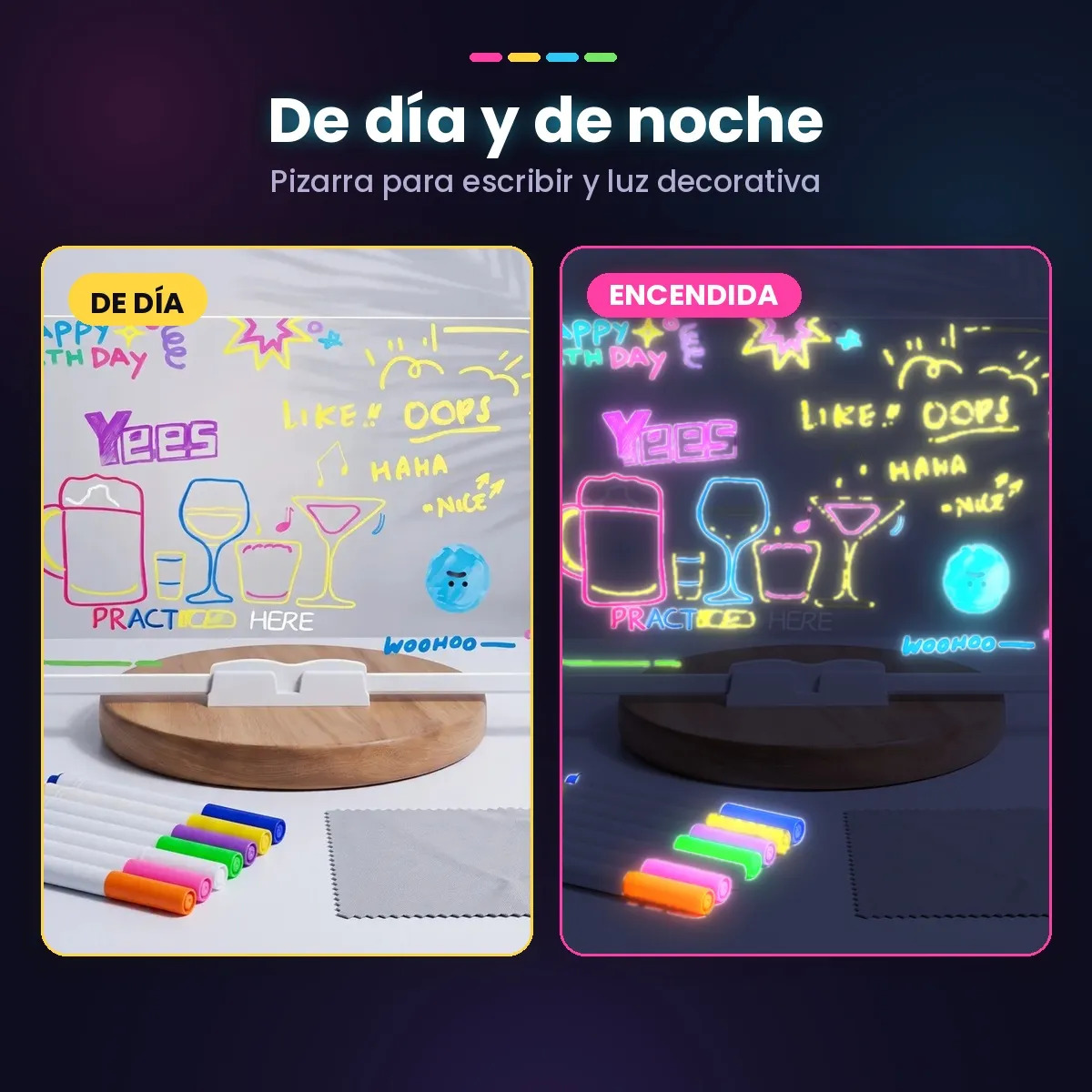 Combo Lápiz 3D + 100 m de filamento + Pizarra mágica LED - Imagen 8