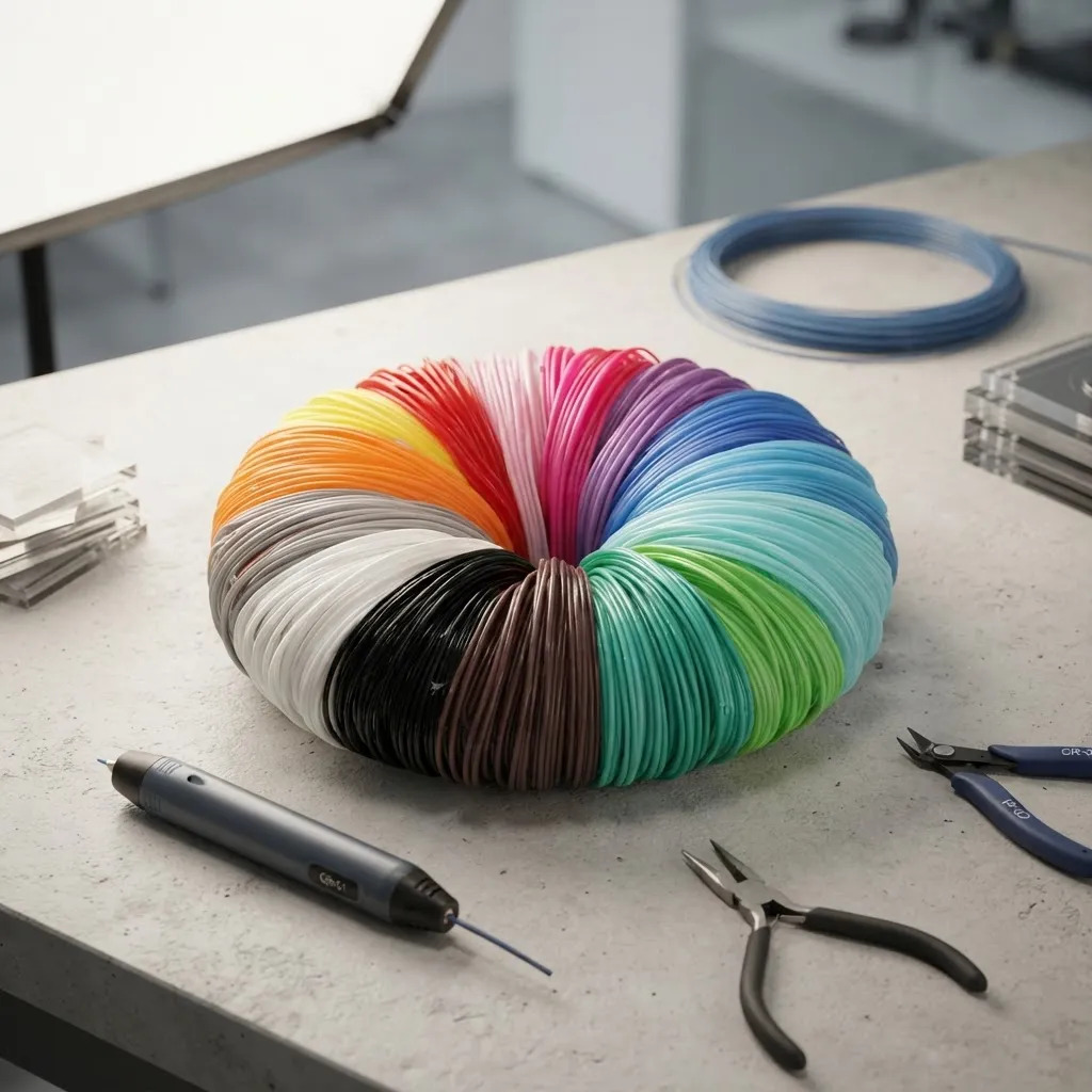 Filamentos PLA para lápiz 3D – 100 metros, colores surtidos - Imagen 4