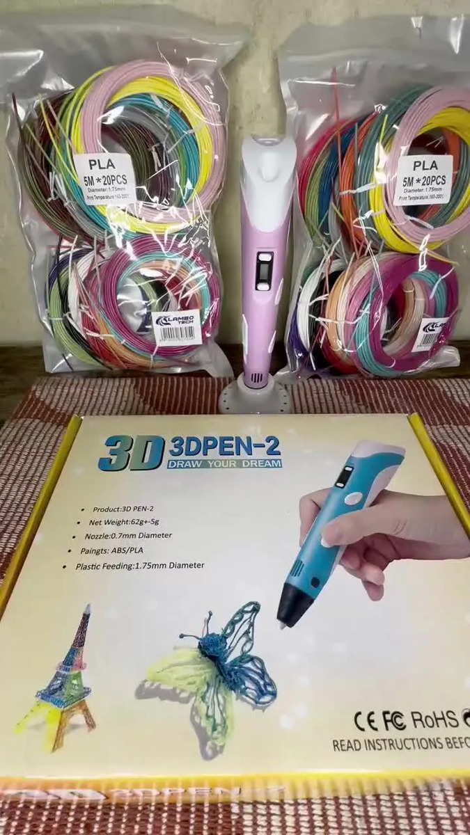 Combo Lápiz 3D + 100 m de filamento + Pizarra mágica LED - Imagen 10